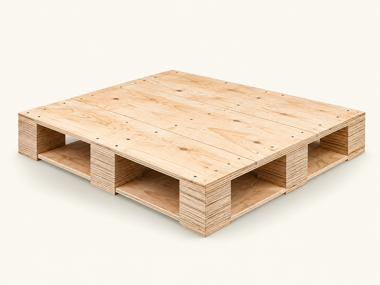 Pallet Gỗ Nan Kín Mặt Phẳng
