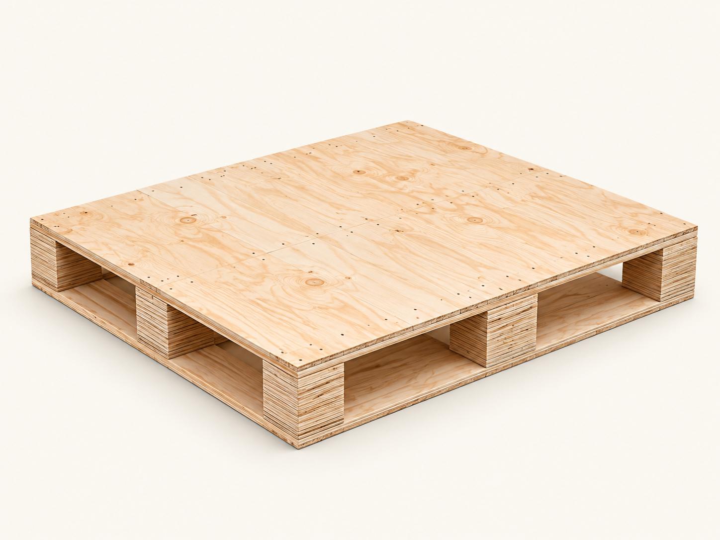 Pallet Gỗ 2 Hướng Nâng Gối Đố